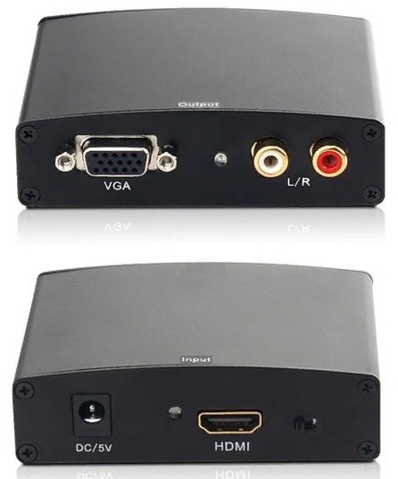 Конвертер HDMI — VGA + звук — kormstroytorg.ru — Фирменный магазин гаджетов и электроники